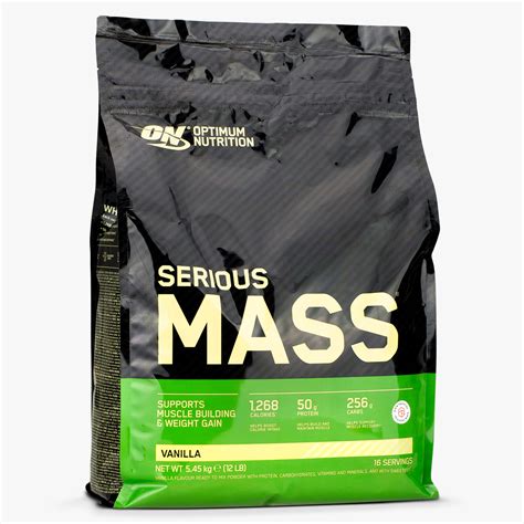 OPTIMUM NUTRITION SERIOUS MASS .